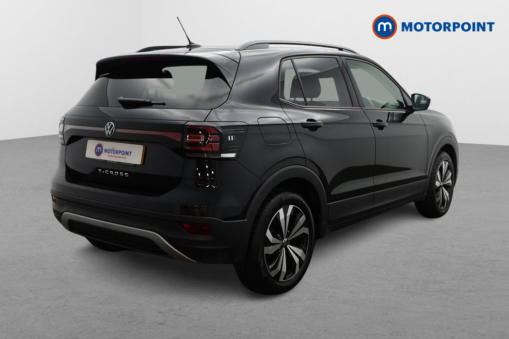 Volkswagen T-Cross Black Edition Manual Petrol SUV - Stock Number (1486036) - Drivers side rear corner