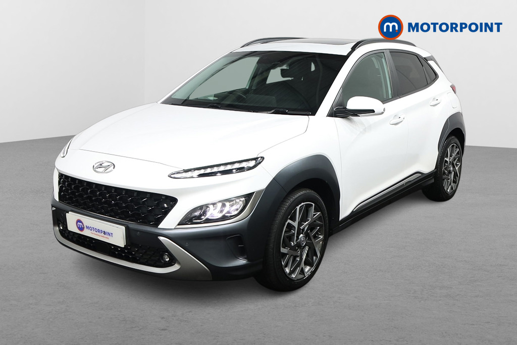 Hyundai Kona Ultimate Automatic Petrol-Electric Hybrid SUV - Stock Number (1503417) - Passenger side front corner