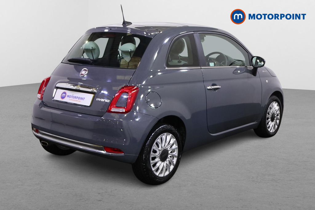 Fiat 500 Dolcevita Manual Petrol-Electric Hybrid Hatchback - Stock Number (1506521) - Drivers side rear corner