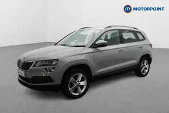 Skoda Karoq SE Manual Petrol SUV - Stock Number (1498559) - Passenger side front corner