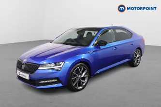 Skoda Superb Sport Line Plus Automatic Petrol Hatchback - Stock Number (1505333) - Passenger side front corner