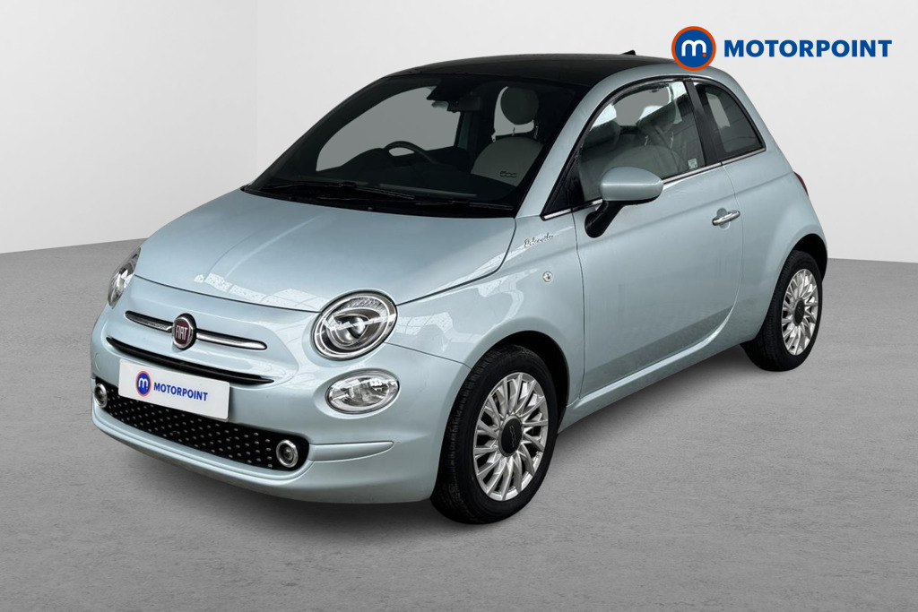 Fiat 500 Dolcevita Manual Petrol-Electric Hybrid Hatchback - Stock Number (1500972) - Passenger side front corner