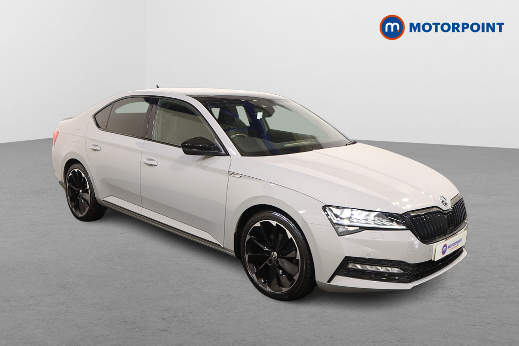 Skoda Superb Sport Line Plus Automatic Petrol Hatchback - Stock Number (1505330) - Drivers side front corner