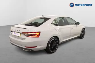 Skoda Superb Sport Line Plus Automatic Petrol Hatchback - Stock Number (1505330) - Drivers side rear corner