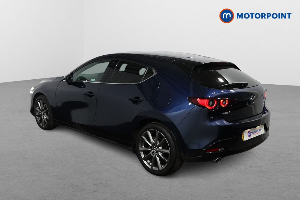 Mazda 3 Exclusive-Line Manual Petrol-Electric Hybrid Hatchback - Stock Number (1507753) - Passenger side rear corner