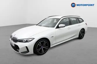 BMW 3 Series M Sport Automatic Petrol Plug-In Hybrid Estate - Stock Number (1494563) - Passenger side front corner