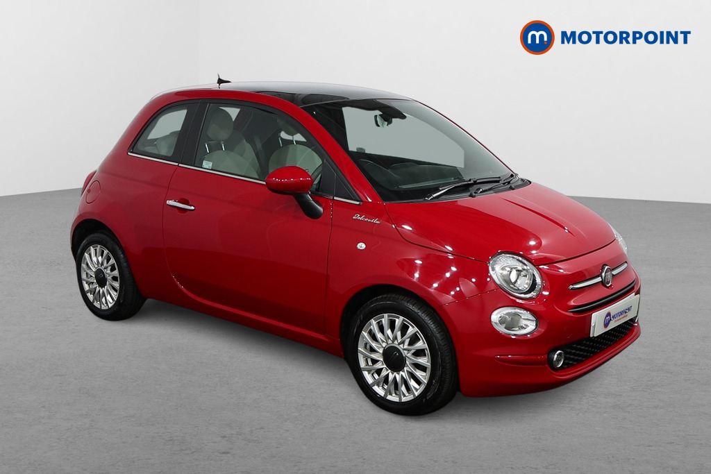 Fiat 500 Dolcevita Manual Petrol-Electric Hybrid Hatchback - Stock Number (1501636) - Drivers side front corner