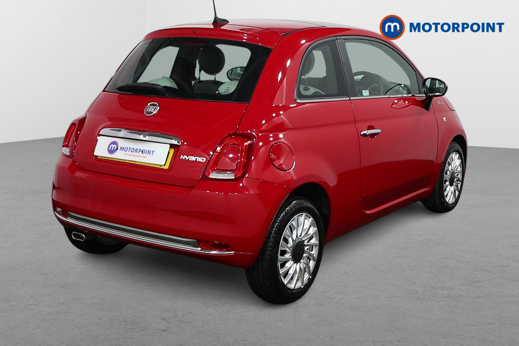 Fiat 500 Dolcevita Manual Petrol-Electric Hybrid Hatchback - Stock Number (1502947) - Drivers side rear corner