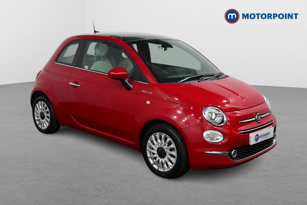 Fiat 500 Dolcevita Manual Petrol-Electric Hybrid Hatchback - Stock Number (1502972) - Drivers side front corner