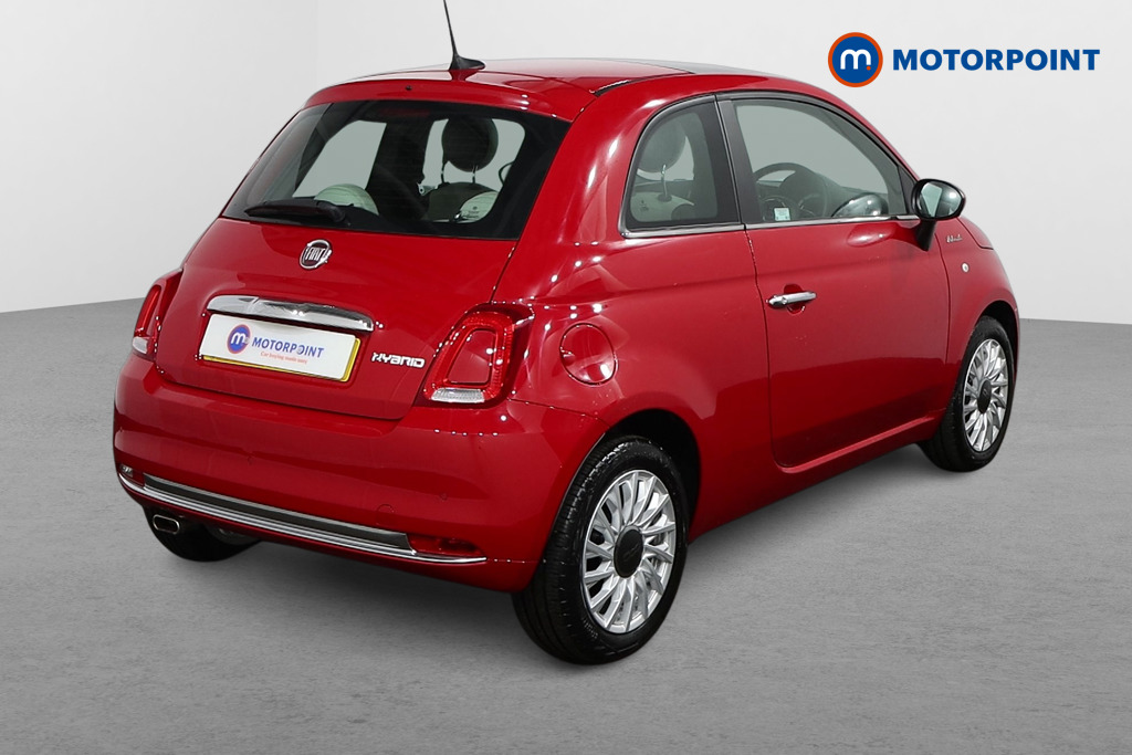 Fiat 500 Dolcevita Manual Petrol-Electric Hybrid Hatchback - Stock Number (1502972) - Drivers side rear corner