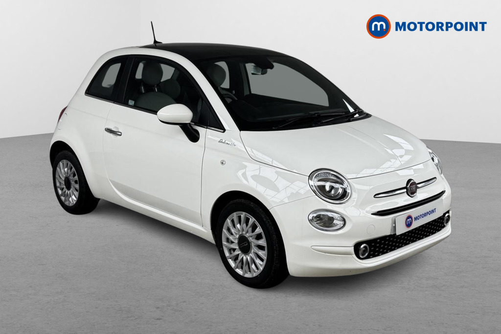 Fiat 500 Dolcevita Manual Petrol-Electric Hybrid Hatchback - Stock Number (1500965) - Drivers side front corner