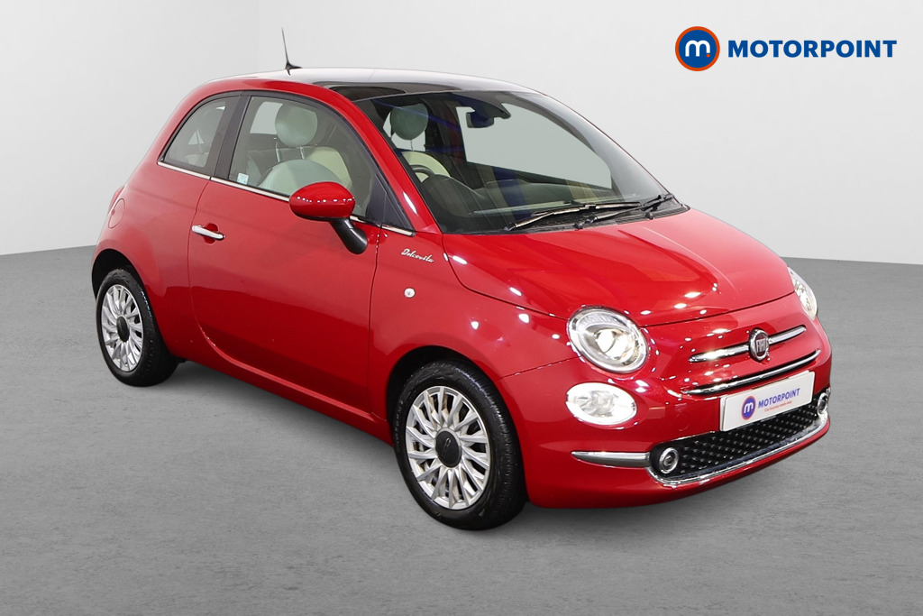 Fiat 500 Dolcevita Manual Petrol-Electric Hybrid Hatchback - Stock Number (1456455) - Drivers side front corner