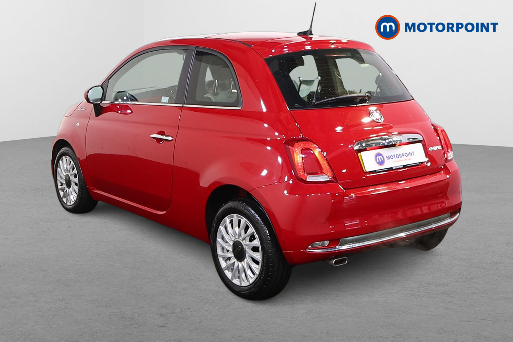 Fiat 500 Dolcevita Manual Petrol-Electric Hybrid Hatchback - Stock Number (1456455) - Passenger side rear corner