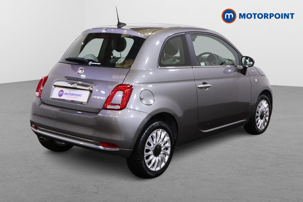 Fiat 500 Dolcevita Manual Petrol-Electric Hybrid Hatchback - Stock Number (1500959) - Drivers side rear corner