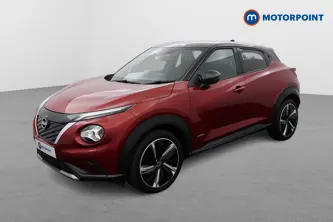 Nissan Juke Tekna-Plus Automatic Petrol-Electric Hybrid SUV - Stock Number (1508198) - Passenger side front corner