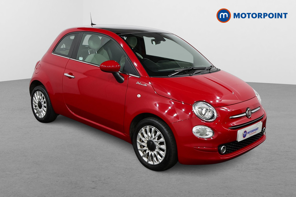 Fiat 500 Dolcevita Manual Petrol-Electric Hybrid Hatchback - Stock Number (1500981) - Drivers side front corner