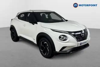 Nissan Juke N-Connecta Automatic Petrol-Electric Hybrid SUV - Stock Number (1504174) - Drivers side front corner