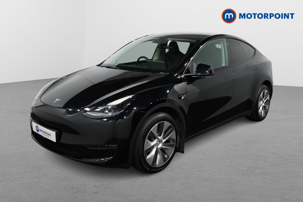 Tesla Model Y Long Range Automatic Electric SUV - Stock Number (1510096) - Passenger side front corner