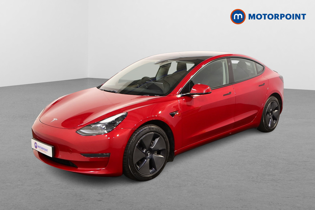 Tesla Model 3 Long Range Automatic Electric Saloon - Stock Number (1509329) - Passenger side front corner