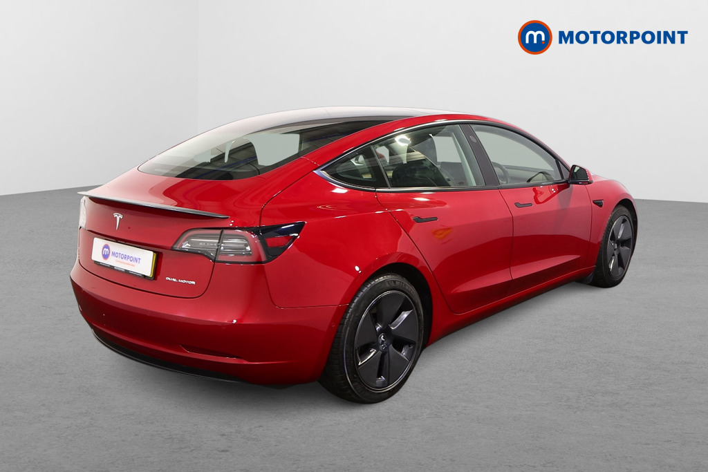 Tesla Model 3 Long Range Automatic Electric Saloon - Stock Number (1509329) - Drivers side rear corner