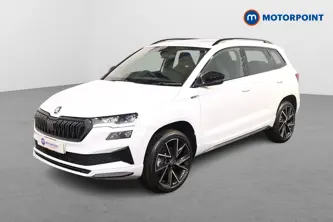 Skoda Karoq Sportline Automatic Diesel SUV - Stock Number (1510009) - Passenger side front corner