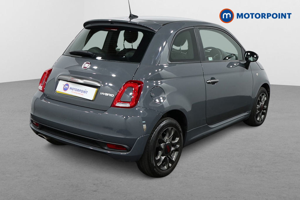 Fiat 500 Sport Manual Petrol-Electric Hybrid Hatchback - Stock Number (1509550) - Drivers side rear corner