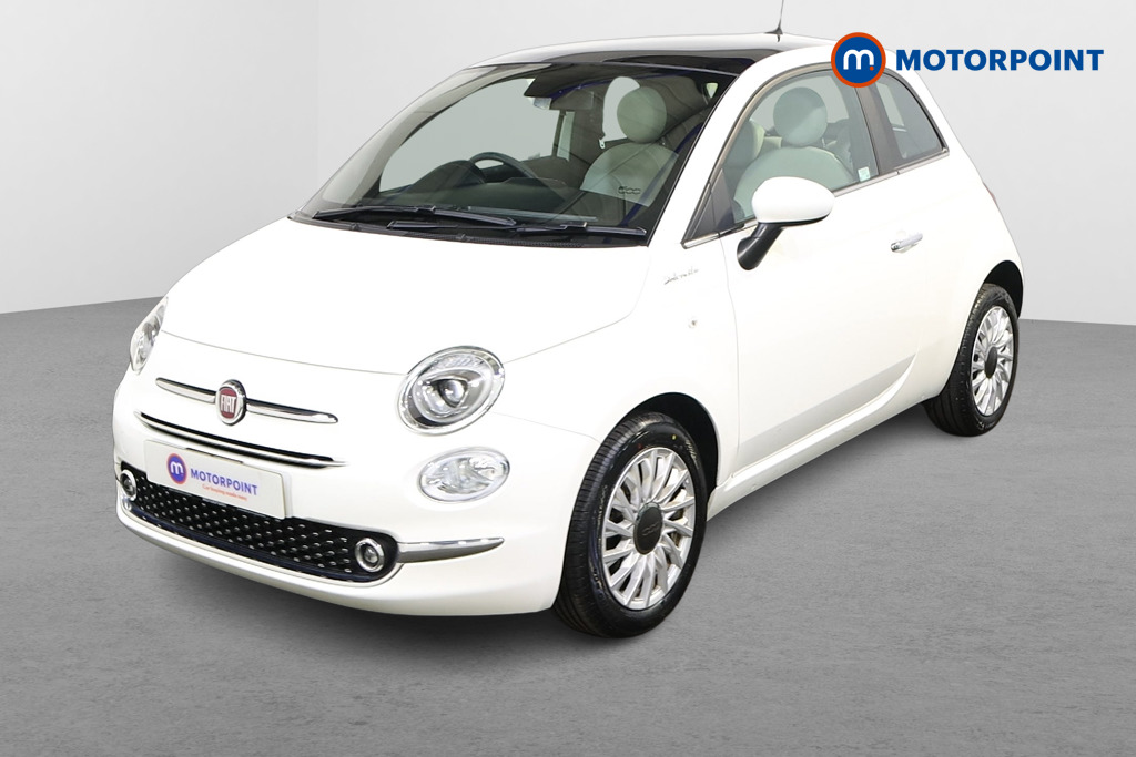 Fiat 500 Dolcevita Manual Petrol-Electric Hybrid Hatchback - Stock Number (1510603) - Passenger side front corner