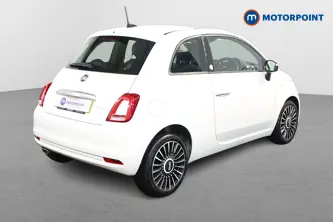 Fiat 500 Launch Edition Manual Petrol-Electric Hybrid Hatchback - Stock Number (1509186) - Drivers side rear corner