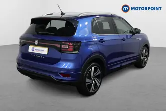 Volkswagen T-Cross R-Line Manual Petrol SUV - Stock Number (1510101) - Drivers side rear corner