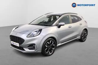 Ford Puma St-Line X Manual Petrol-Electric Hybrid SUV - Stock Number (1509995) - Passenger side front corner