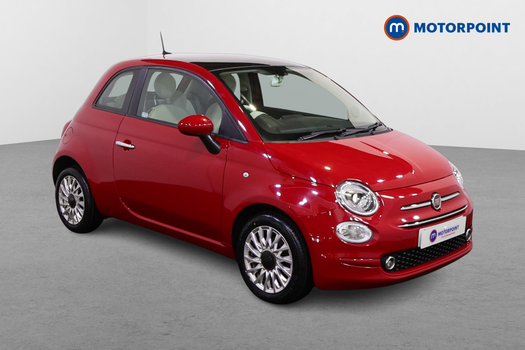 Fiat 500 Lounge Manual Petrol-Electric Hybrid Hatchback - Stock Number (1510640) - Drivers side front corner