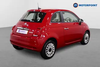 Fiat 500 Lounge Manual Petrol-Electric Hybrid Hatchback - Stock Number (1510640) - Drivers side rear corner