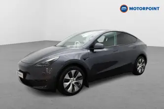 Tesla Model Y Long Range Automatic Electric SUV - Stock Number (1510059) - Passenger side front corner