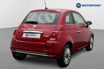 Fiat 500 Dolcevita Manual Petrol-Electric Hybrid Hatchback - Stock Number (1502950) - Drivers side rear corner