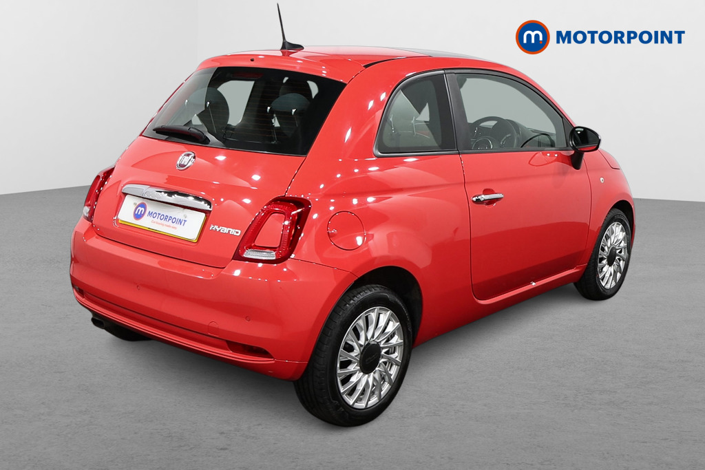 Fiat 500 Lounge Manual Petrol-Electric Hybrid Hatchback - Stock Number (1509869) - Drivers side rear corner