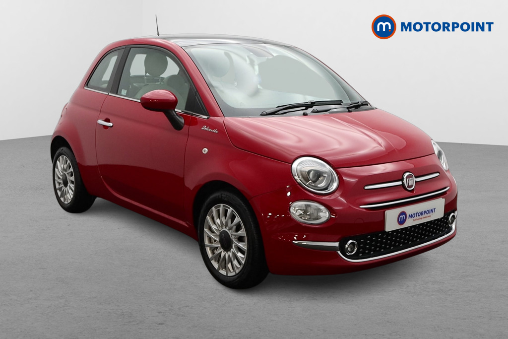 Fiat 500 Dolcevita Manual Petrol-Electric Hybrid Hatchback - Stock Number (1502969) - Drivers side front corner