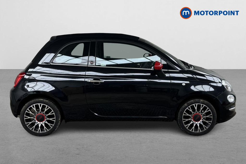 Fiat 500 RED Manual Petrol-Electric Hybrid Convertible - Stock Number (1508358) - Drivers side