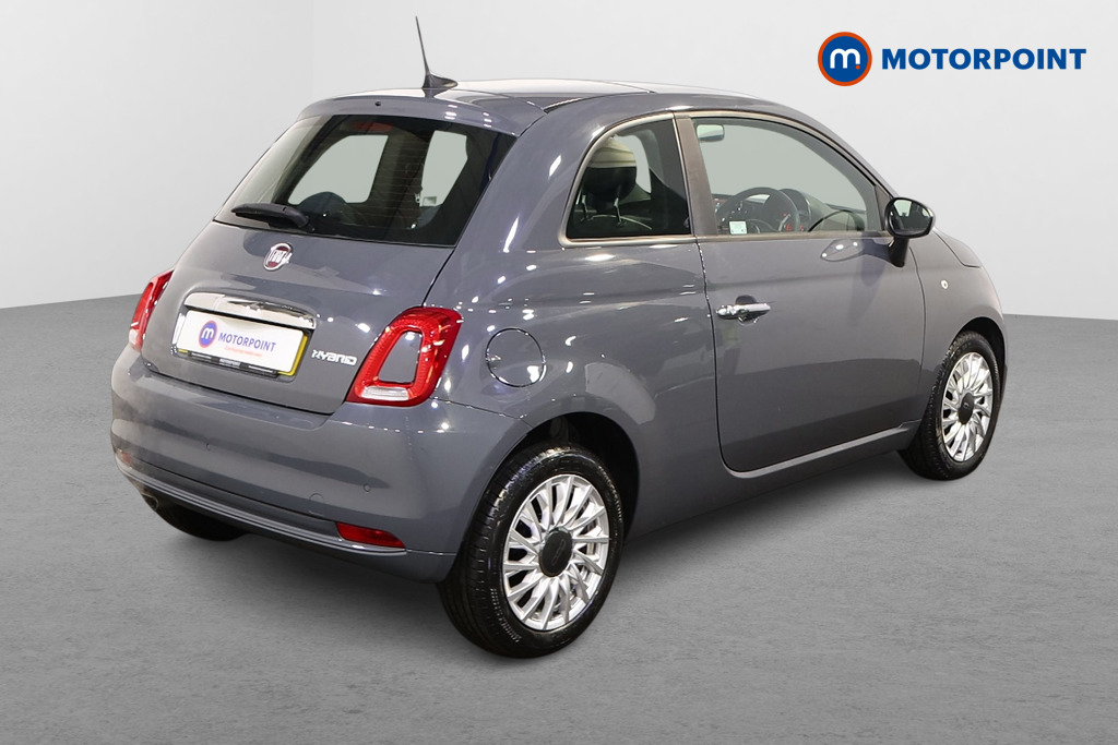 Fiat 500 Lounge Manual Petrol-Electric Hybrid Hatchback - Stock Number (1512216) - Drivers side rear corner