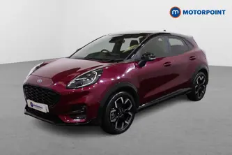 Ford Puma Vivid Ruby Edition Automatic Petrol-Electric Hybrid SUV - Stock Number (1507232) - Passenger side front corner