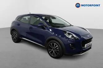 Ford Puma Titanium Manual Petrol-Electric Hybrid SUV - Stock Number (1511383) - Drivers side front corner