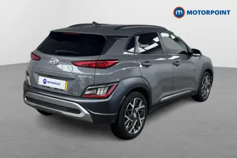 Hyundai Kona Premium Automatic Petrol-Electric Hybrid SUV - Stock Number (1509561) - Drivers side rear corner