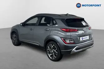 Hyundai Kona Premium Automatic Petrol-Electric Hybrid SUV - Stock Number (1509561) - Passenger side rear corner