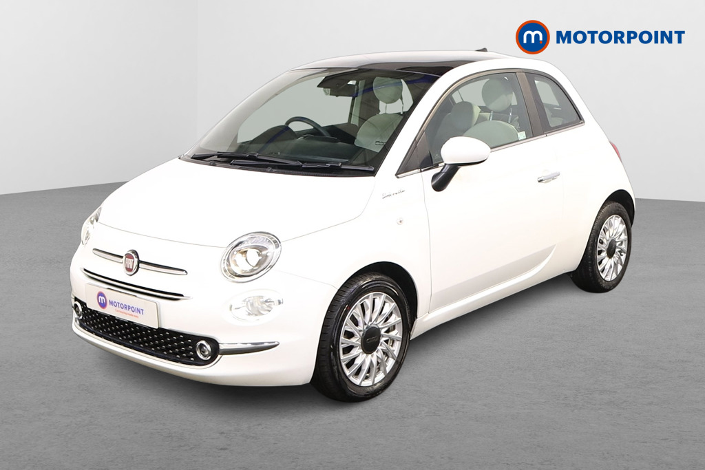 Fiat 500 Dolcevita Manual Petrol-Electric Hybrid Hatchback - Stock Number (1512302) - Passenger side front corner