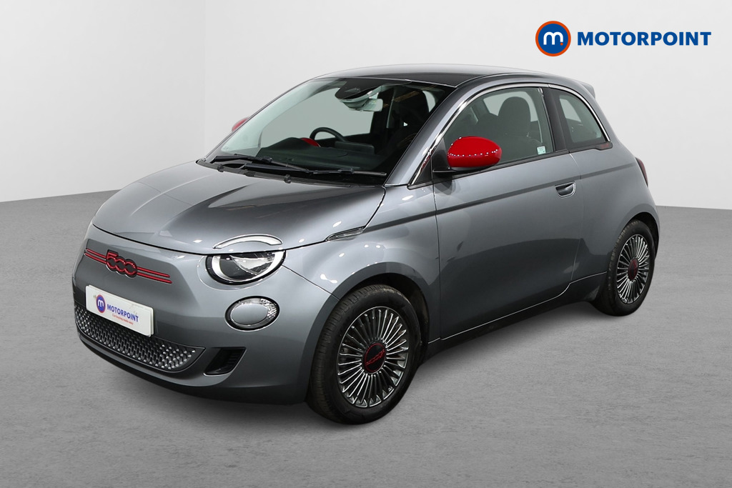 Fiat 500 RED Automatic Electric Hatchback - Stock Number (1512152) - Passenger side front corner