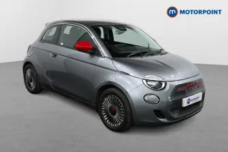 Fiat 500 RED Automatic Electric Hatchback - Stock Number (1512152) - Drivers side front corner