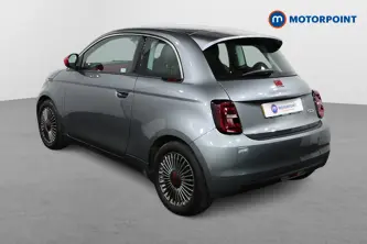 Fiat 500 RED Automatic Electric Hatchback - Stock Number (1512152) - Passenger side rear corner