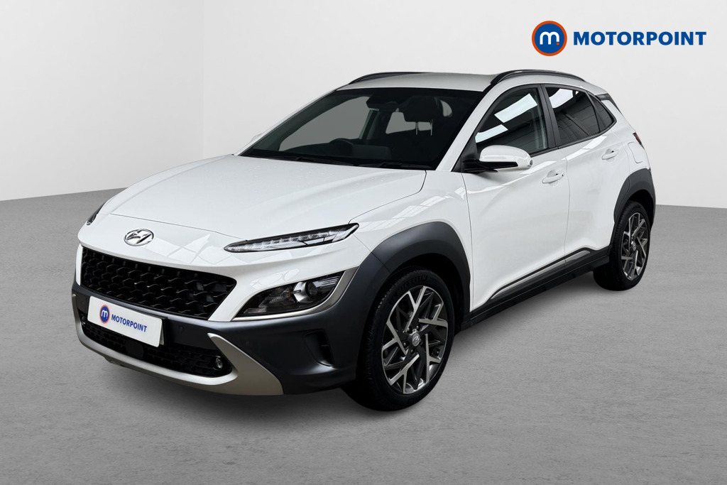 Hyundai Kona Premium Automatic Petrol-Electric Hybrid SUV - Stock Number (1511709) - Passenger side front corner