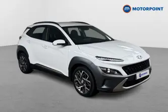 Hyundai Kona Premium Automatic Petrol-Electric Hybrid SUV - Stock Number (1511709) - Drivers side front corner