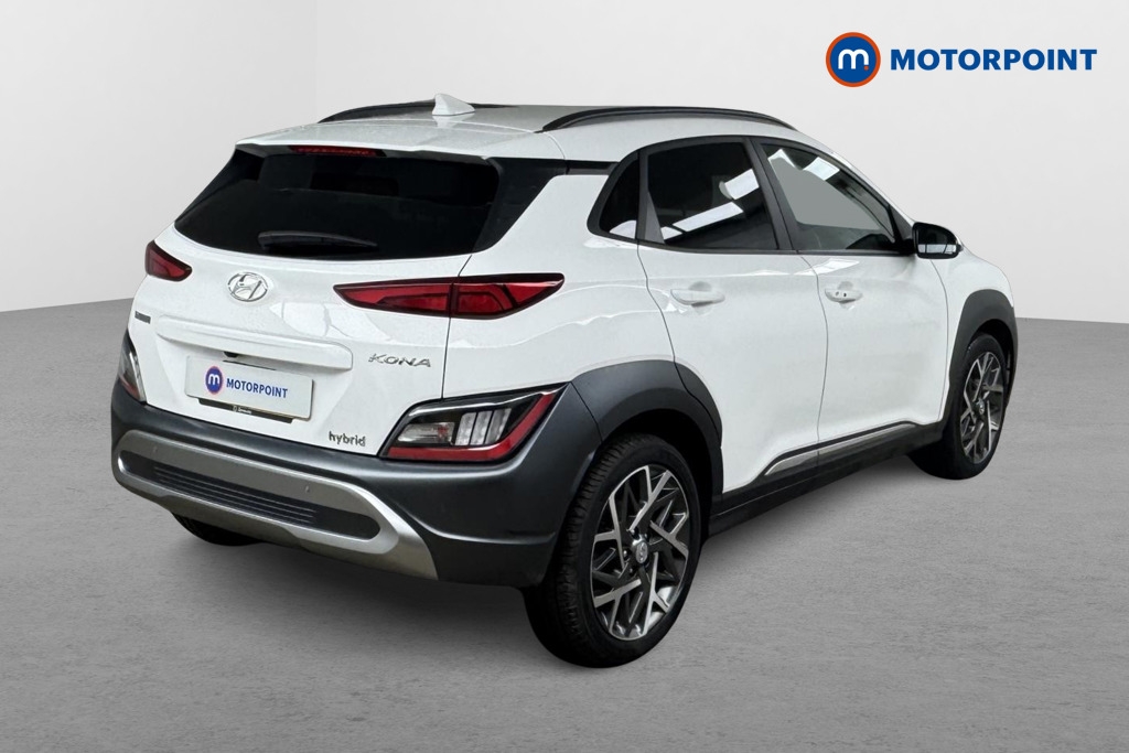 Hyundai Kona Premium Automatic Petrol-Electric Hybrid SUV - Stock Number (1511709) - Drivers side rear corner