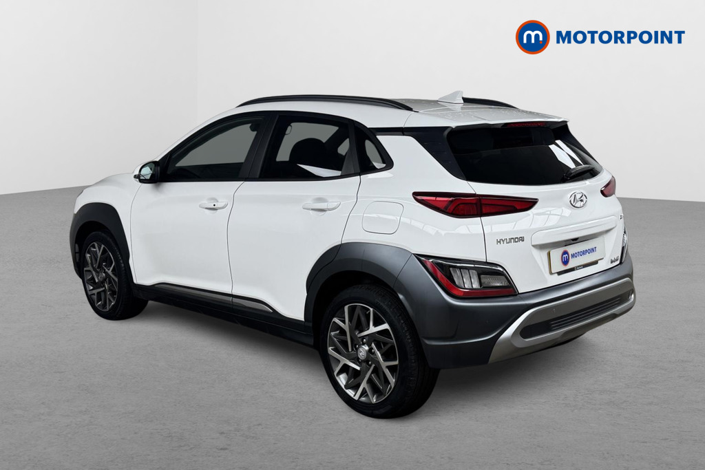 Hyundai Kona Premium Automatic Petrol-Electric Hybrid SUV - Stock Number (1511709) - Passenger side rear corner